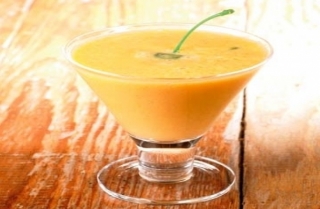 Papaya ice cooler